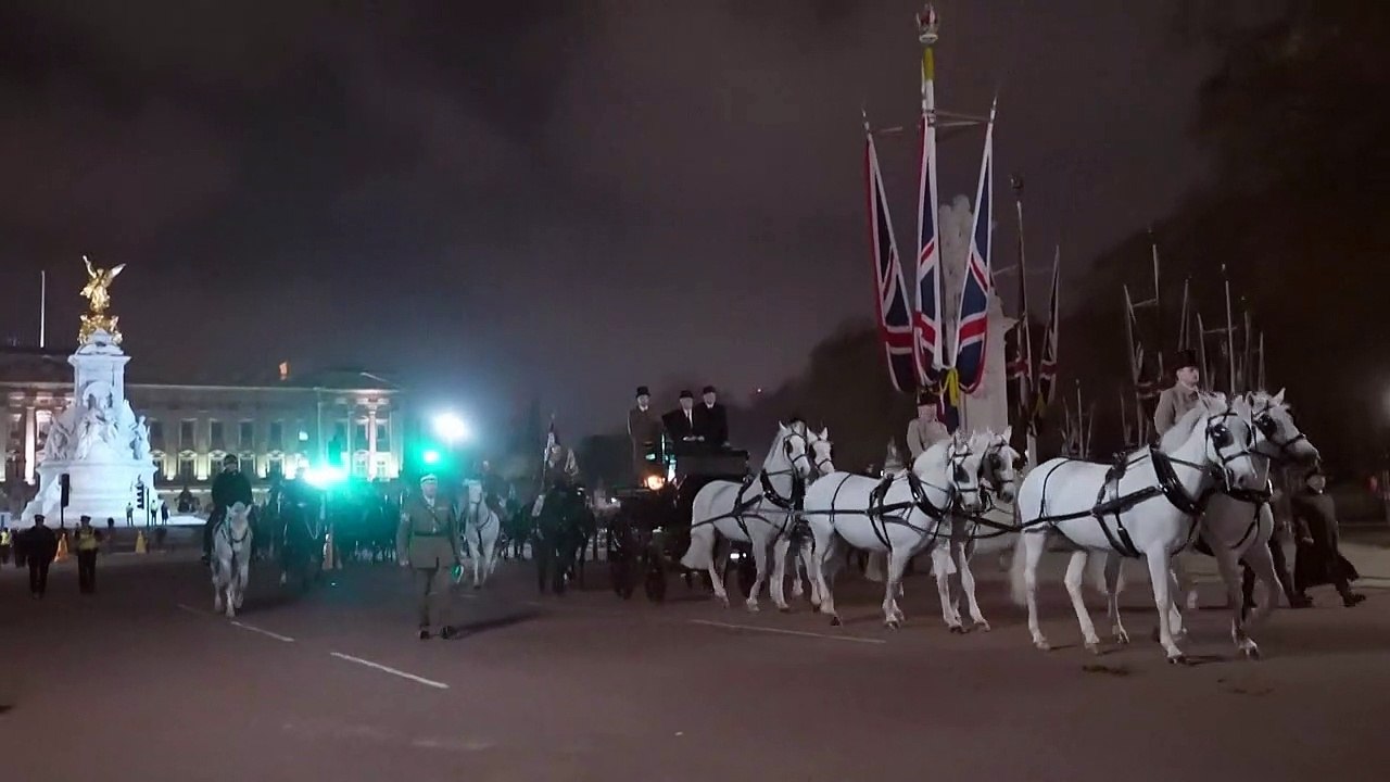 Erste Proben vor Krönung von Charles III. in London