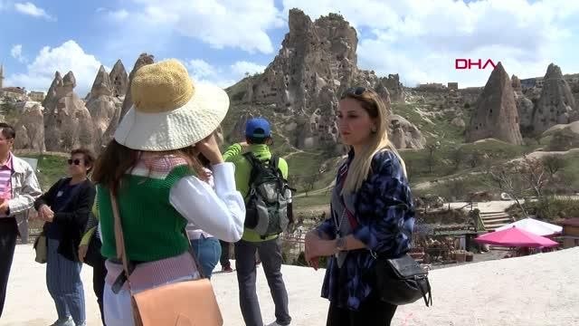 KAPADOKYA'DA BAYRAM ÖNCESİ OTELLERİN DOLULUK ORANI YÜZDE 75'E ULAŞTI