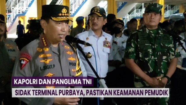 Kapolri dan Panglima TNI Sidak Terminal Purbaya, Pastikan Keamanan Pemudik