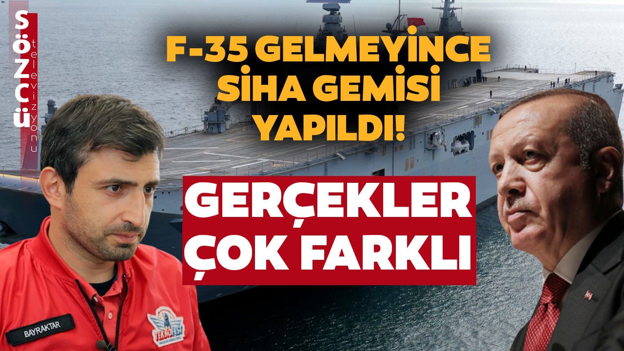 TCG Anadolu F-35 Gelmeyince SİHA Gemisi Oldu! Hayaller F-35 Gerçekler 'SİHA' Gemisi!