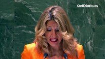 Yolanda Díaz, en la Asamblea General de la ONU: “Es posible superar un sistema económico despiadado”