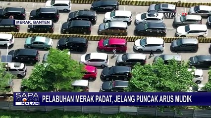 Jelang Puncak Mudik, Pelabuhan Merak Malam Ini Terpantau Lenggang | 18 April 2023