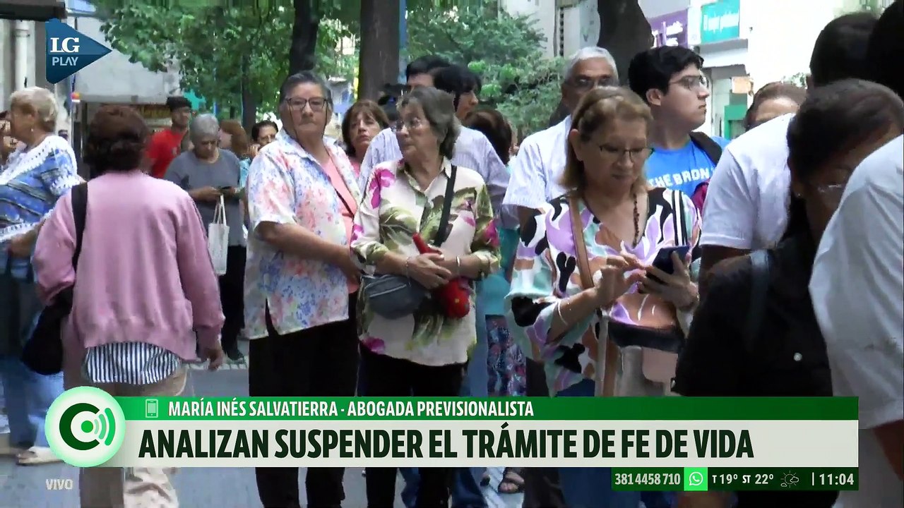 Analizan suspender el trámite de fe de vida