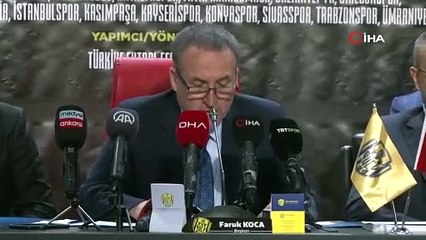 Ankaragücü Başkanı Faruk Koca'dan Fenerbahçe maçına tepki