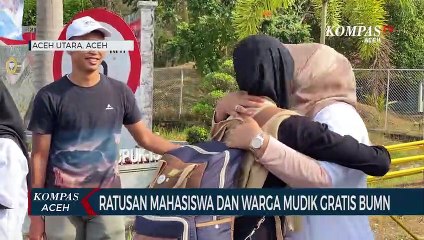 Ratusan Mahasiswa dan Warga Mudik Gratis BUMN