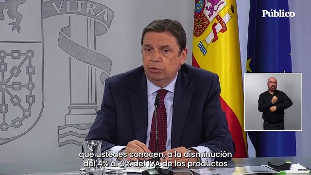 Luis Planas, ministro de Agricultura: El Gobierno mantiene la visión de que los precios van a disminuir