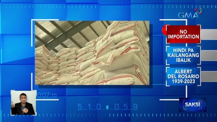 Planong pag-aangkat ng bigas ng National Food Authority, hindi pinayagan | Saksi
