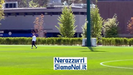 Allenamento Inter ad Appiano Gentile prima della gara di Champions League contro il Benfica (18 aprile 2023)