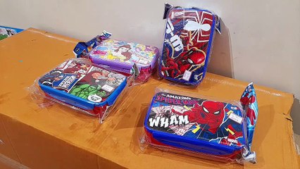 Unboxing and Review of SKI Spiderman, Marvel, Disney, frozen lock and seal 800ml LUNCH BOX