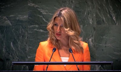 Yolanda Díaz pone en valor el papel de la economía social en el seno de la ONU: "Es nuestro ahora y nuestro mañana"