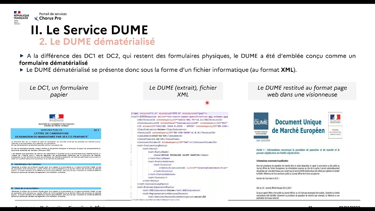 Webinaire Chorus Pro - Répondre à des consultations publiques avec le e-DUME
