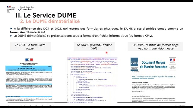 Webinaire Chorus Pro - Répondre à des consultations publiques avec le e-DUME