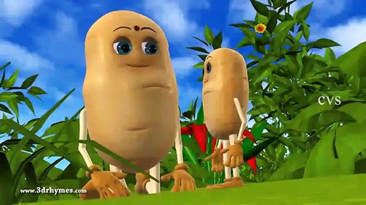 Aloo kachaloo Hindi poem - 3D Animation Hindi Nursery rhymes for children (Aalu kachalu beta ) -