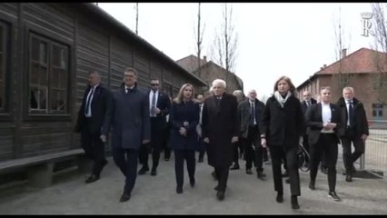 Il Presidente Mattarella ad Auschwitz per la Marcia dei Vivi