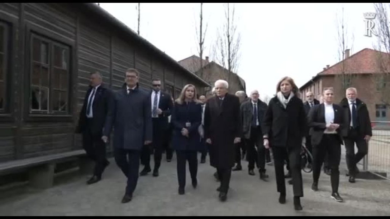 Il Presidente Mattarella ad Auschwitz per la Marcia dei Vivi