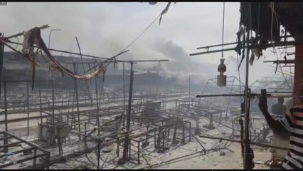 صور لـ #العربية لحجم الدمار في سوق بحري بـ #الخرطوم جراء الاشتباكات    #السودان