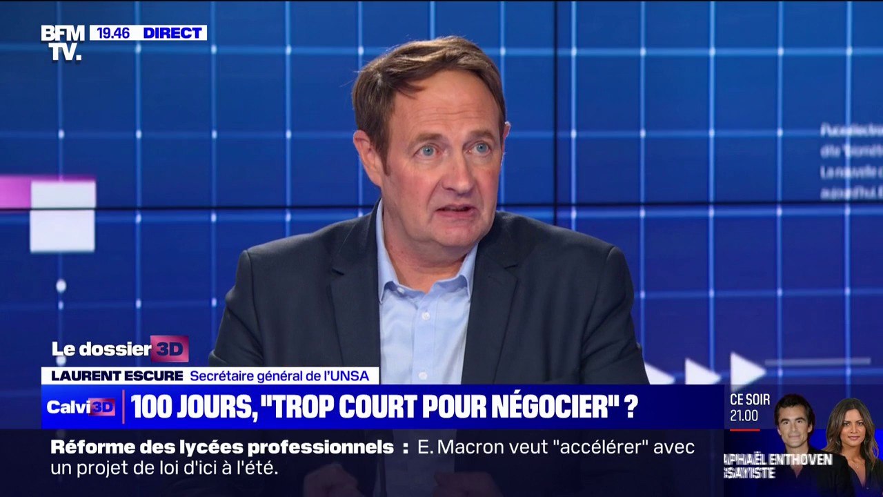 Laurent Escure (UNSA): "Je pense qu'il y a un déni de crise de la démocratie"