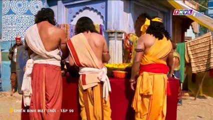 chiến binh mặt trời tập 99 - thvl1 lồng tiếng - phim ấn độ - xem phim phep mau tinh yeu tap 100