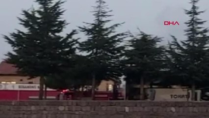 NEVŞEHİR'DE 38 YOLCU TAŞIYAN OTOBÜS ALEV ALDI