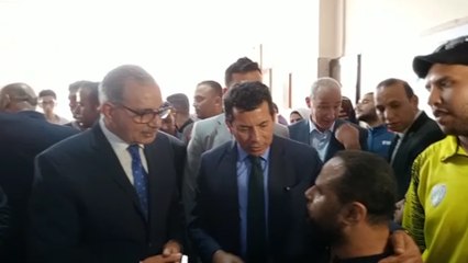 وزير الشباب ومحافظ كفر الشيخ يتفقدان بعض المنشآت بنادي الإرادة والتحدي