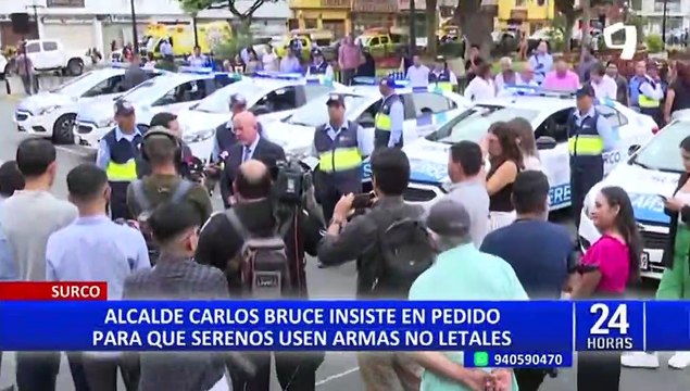 Ministro del Interior a favor de que serenos usen chalecos antibalas y gas pimienta