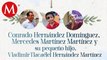 Integrantes del Movimiento Antorchista Nacional exigen justicia por el asesinato de una familia