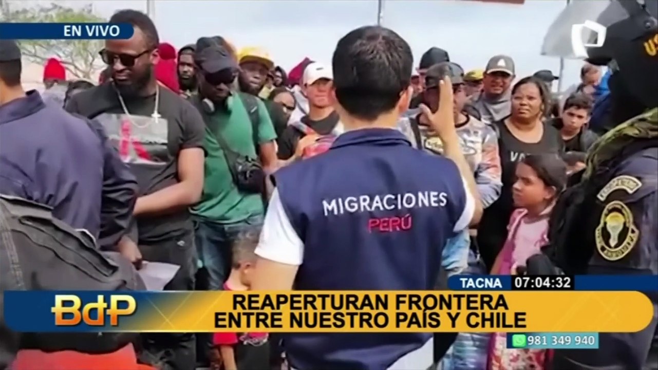 Tacna: reabren frontera entre Perú y Chile