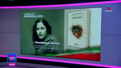 Guadalupe Nettel es finalista del International Booker Prize por "La hija única"