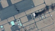 صور للأقمار الاصطناعية تظهر الأضرار التي لحقت بالقواعد الجوية السودانية #السودان  #العربية