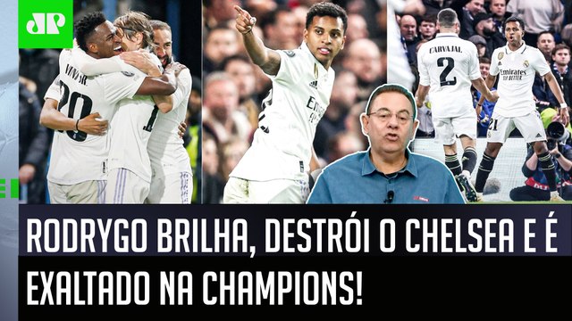 Cara, o Rodrygo FEZ 2 GOLS no Chelsea e É IMPRESSIONANTE como... Jovem do Real Madrid é EXALTADO!