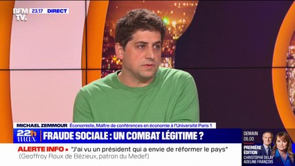 Fraude sociale: "Ce n'est pas sur les minimas sociaux que la fraude s'exerce en premier" pour l'économiste Michael Zemmour