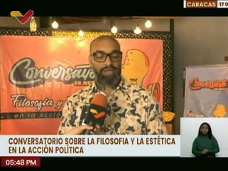 Caracas | Realizan conversatorio sobre la filosofía y la estética en la acción política
