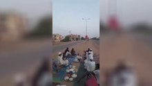 مشاهد لإفطار سودانيين في رمضان على وقع أصوات الرصاص #السودان #العربية