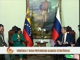 Vicepresidenta Ejecutiva Delcy Rodríguez lidera encuentro con el Canciller de la Federación de Rusia