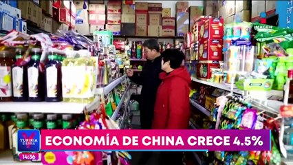 Economía de China crece 4.5% en el primer trimestre de 2023