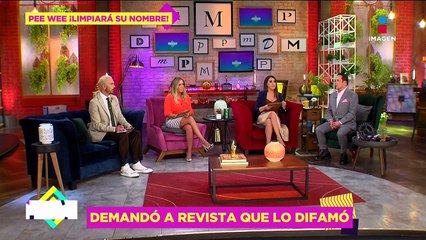 ¡Pee Weee se va contra revista por inventarle una relación homosexual!