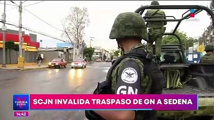 SCJN invalida el traspaso de la Guardia Nacional a la Sedena