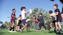 Parramatta Eels starts run rugby league clinics for Alice Springs kids