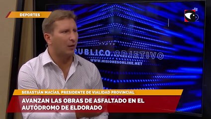 Avanzan las obras de asfaltado en el autódromo de Eldorado