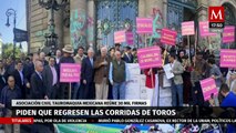 Tauromaquia Mexicana entrega 30 mil firmas a favor de las corridas de toros