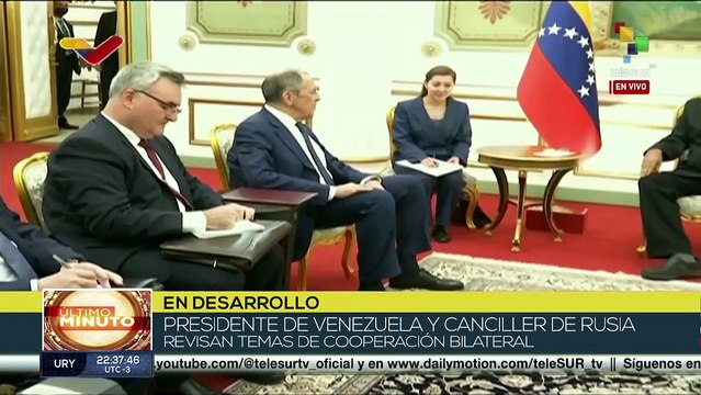Pdte. Nicolás Maduro sostiene encuentro con el canciller ruso Serguéi Lavrov