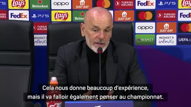 Milan - Pioli : C'est inédit pour certains d'entre nous