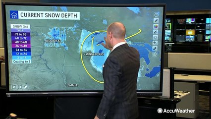 Download Video: Rivers on the rise as snowpack melts in the Upper Midwest