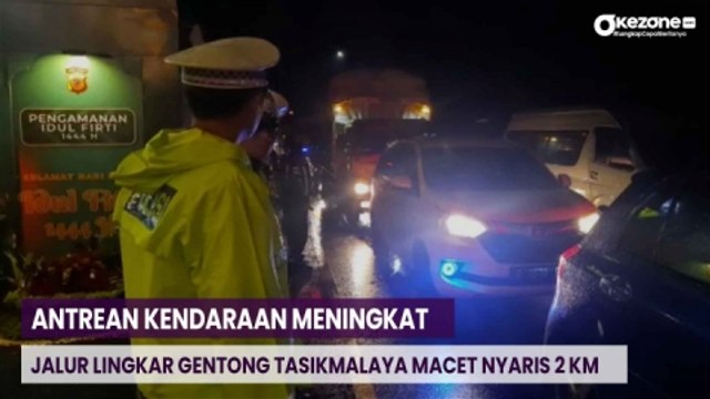 Antrean Kendaraan Meningkat, Jalur Lingkar Gentong Tasikmalaya Macet Nyaris 2 KM