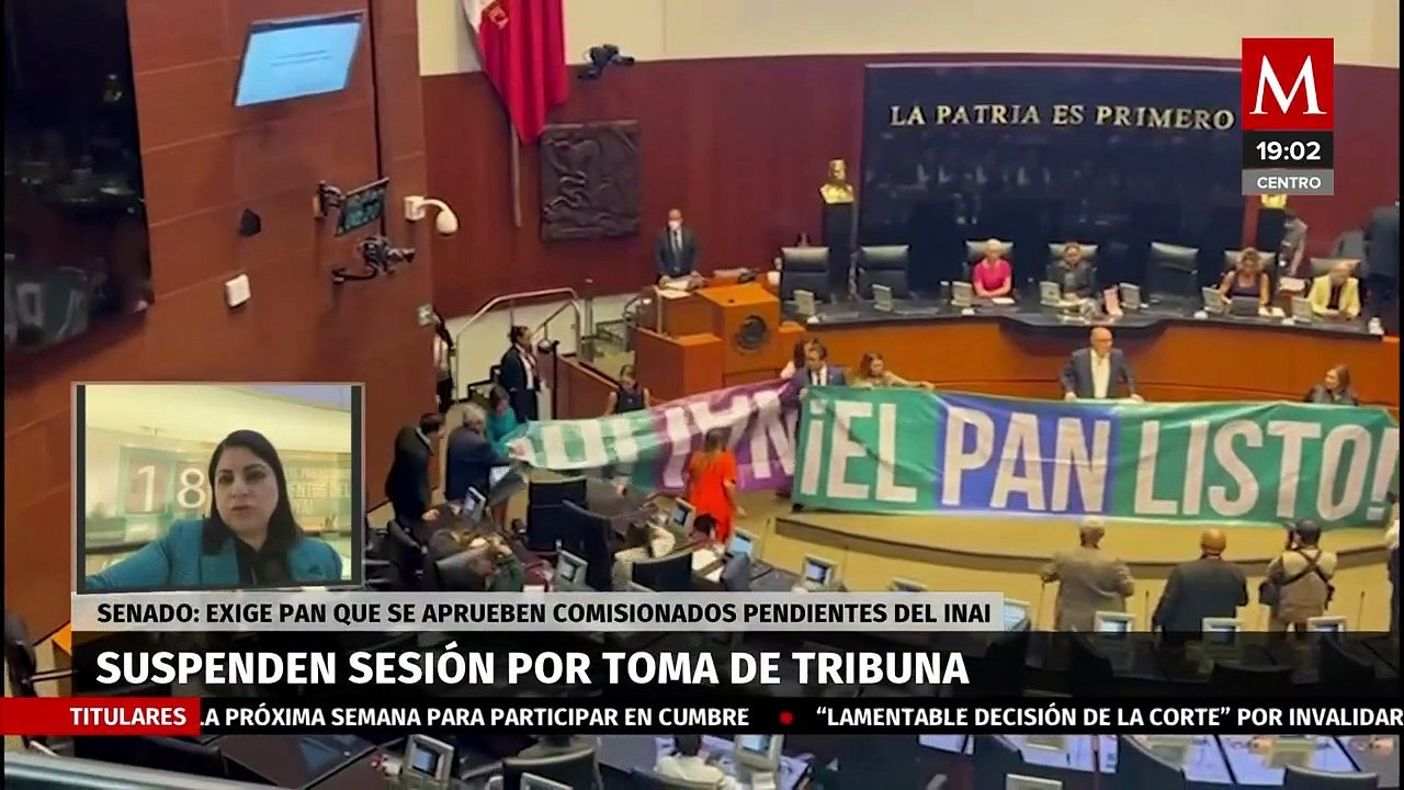 PAN en el Senado coloca contador de días del INAI sin comisionados
