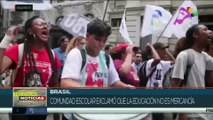 En Brasil prosiguen las protestas contra la reforma educacional implementada por Jair Bolsonaro