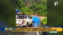 Piura: rescatan a 13 personas que quedaron atrapadas en Morropón por aumento del caudal