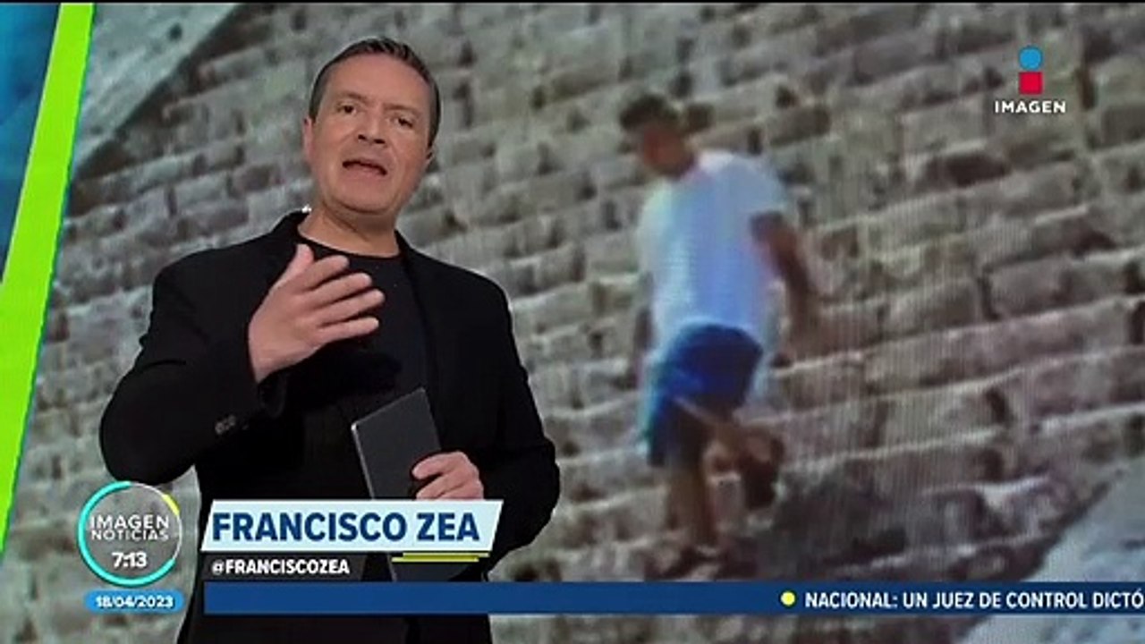 Turista se sube a la pirámide de Chichén Itzá y lo multan
