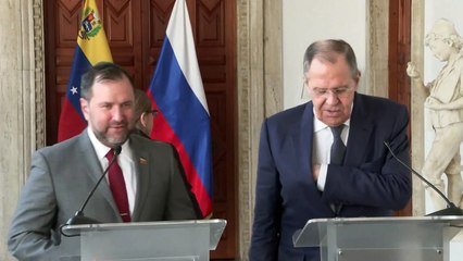 Lavrov urge en Venezuela a "unir fuerzas" contra el "chantaje" de Occidente