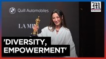 Oscar-winner Michelle Yeoh urges women to resist being 'put in a box'